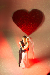 Wedding couple marriage dolls