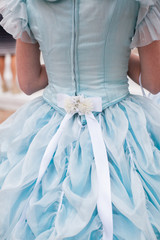 Blue Ruffles and Bow