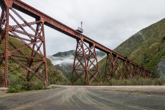 Viaducto del Toro (Del Toro Viaduct) Tren de las Nubes Railway -Quebrada del Toro, Salta, Argentina