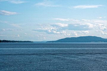 Adirondacks Mountains from Lake Champlain