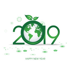 Happy New Year 2019. Chienese New Year, Year of the Pig