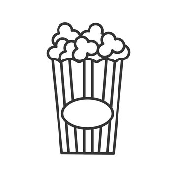 Paper glass with popcorn linear ico