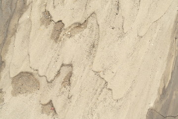 natural texture. drawing on the ground after rain