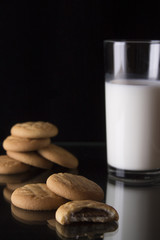 Milk cookies Breakfast morning