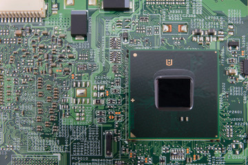 Electronic circuit board with processor