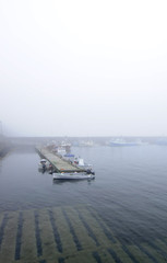 Fishing Dock In The Fog