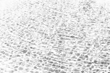 Vintage white light Green swimming pool rippled water detail