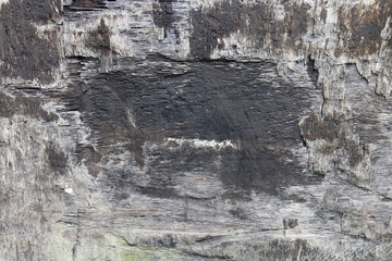 A broken bulletin board