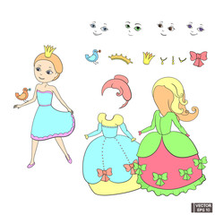 Princess template outfit accessories pack.