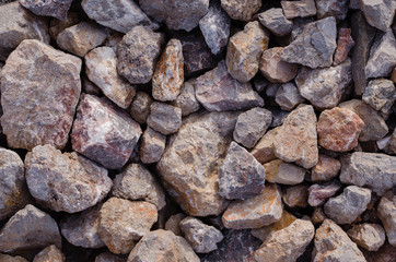 Texture of Pile of Stones.