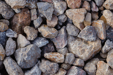 Texture of Pile of Stones.