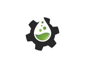 Bio technology,Lab logo vector