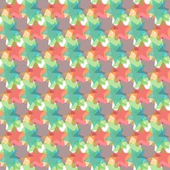 Abstract decorative seamless pattern  with stars in simple style