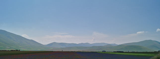Panoramica da Castelluccio di Norcia