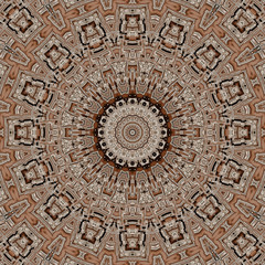 abstrakt polygonal mandala illustration