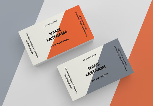 Abstract Business Card Layout