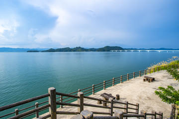 The beautiful landscape of Qiandao Lake in Hangzhou