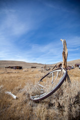 Fototapeta premium Wagen in Geisterstadt Bodie