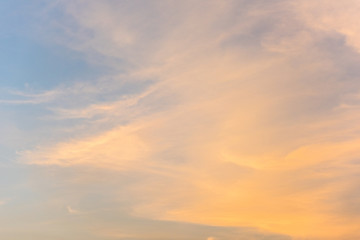 Fototapeta premium Colorful sky in twilight time