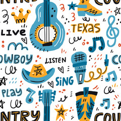 Country Music Pattern
