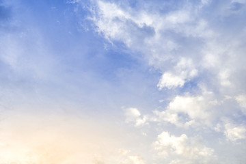 Fototapeta premium Clouds against blue sky as background
