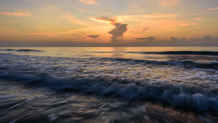 Beautiful cloudscape over the sea