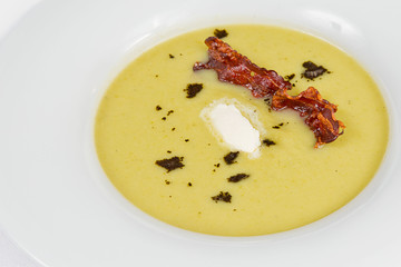 Delicious cream chowder soup