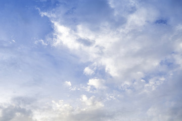 Clouds against blue sky as background