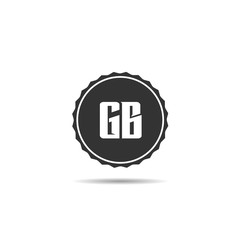 Initial Letter GB Logo Template Design