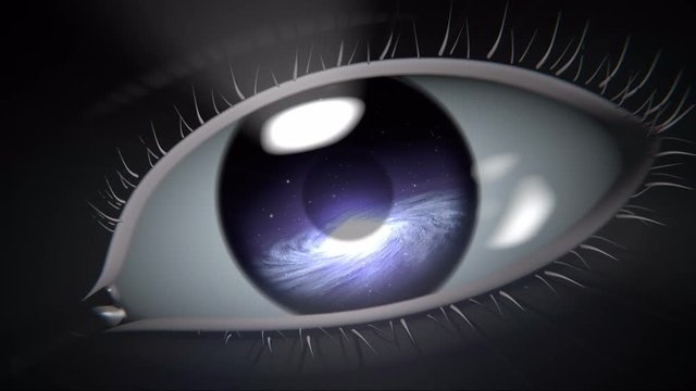 Eye to the universe, awakening