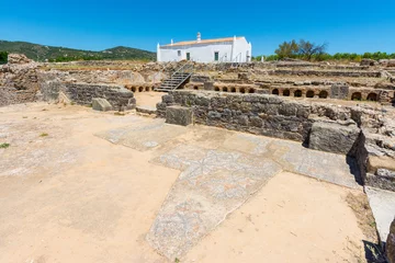Fotobehang Rudnes Roman ruins of Milreu, Estoi, Algarve, Portugal