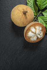 Yellow Santol tropical fruit of thailand