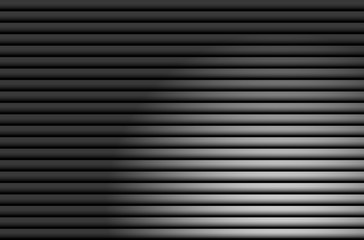 gray blinds stripes with spot light effect in the corner