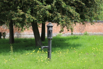 water pump. steel item used for days gone by