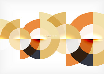 Fototapeta premium Modern circle abstract background