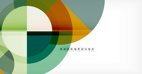 Obraz premium Vector circle abstract background