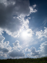 Fototapeta na wymiar 夏の雲