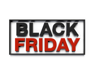 Banner Vendas Promoção Black Friday 3D