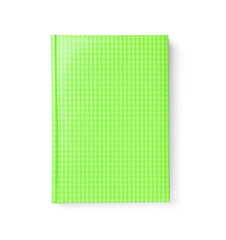 Colorful notebook on white background. School stationery