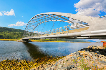 Bridge in the Sjoeaasen, Norway
