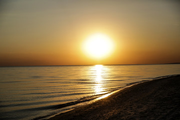 Obraz premium Sunset on the sea
