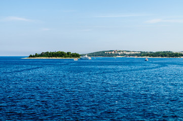 Rovinj, one of the most beautiful town in Croatia. Water around the town