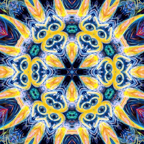 Abstract Background Fractal Art Creative Design Pattern