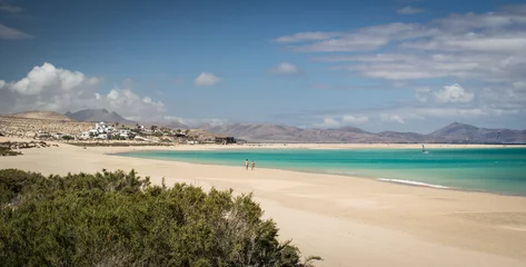 Plaid avec motif Plage de Sotavento, Fuerteventura, Îles Canaries "Risco el Paso" auf Fuerteventura