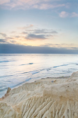 Sun setting over the Ocean off California