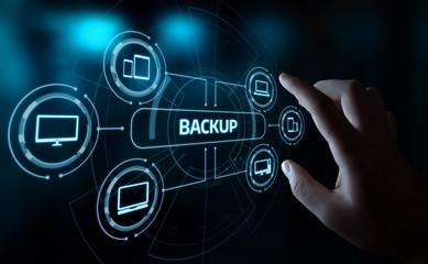 Backup Storage Data Internet Technology Business concept
