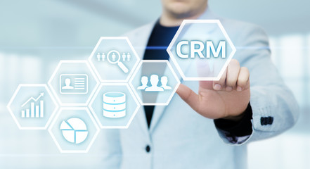 CRM Customer Relationship Management Business Internet Techology Concept