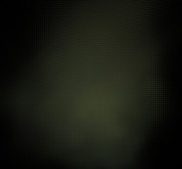 Camouflage pixel fractal blurred on a black background.