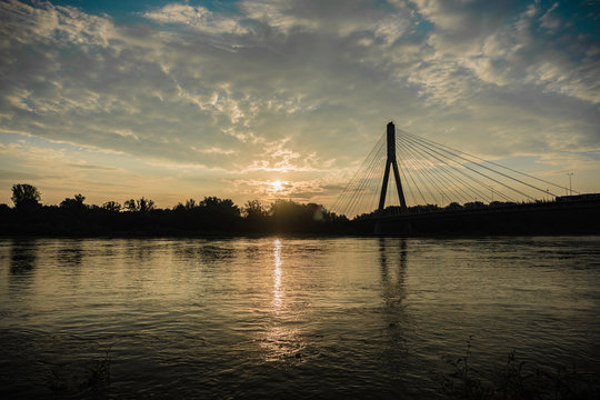 Sunrise over the river