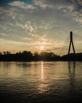 Sunrise over the river